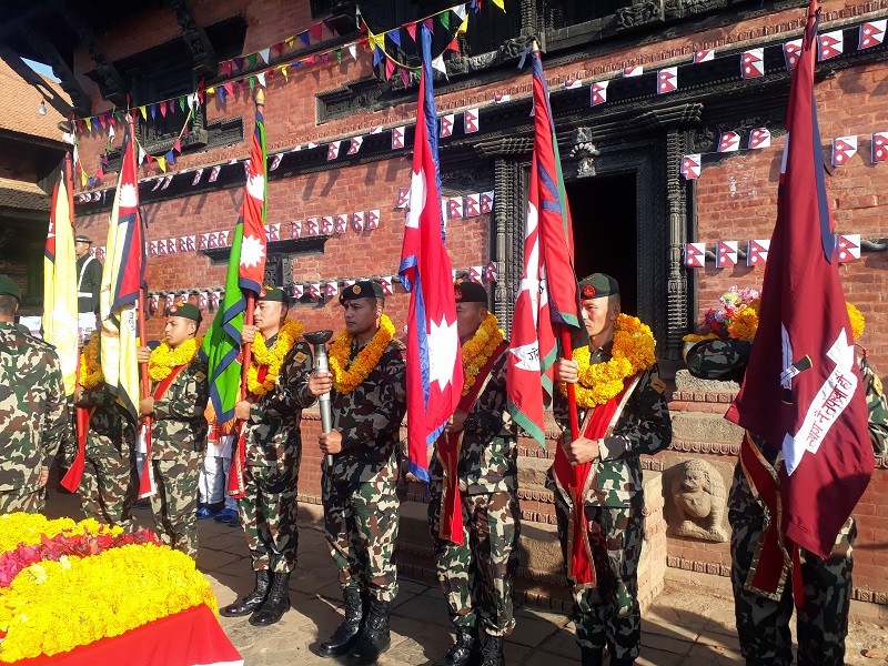 गोरखा दरबारबाट काठमाण्डौ हनुमानढोकासम्म सेनाको पदयात्रा