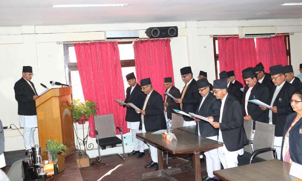 उच्च अदालतका ३९ न्यायाधीशले लिए सपथ