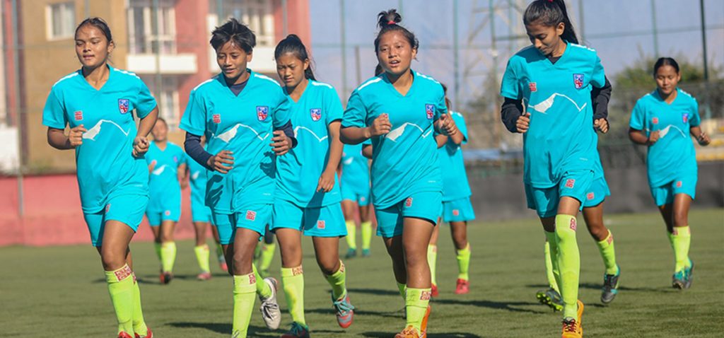 यू-१९ महिला च्याम्पियनसिपमा नेपालले दोस्रो खेल भुटानसँग खेल्दै