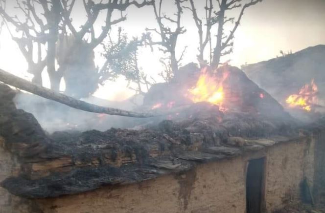 अछामको एक गोठमा आगलागी हुँदा जलेर दुई बालबालिकाको मृत्यु