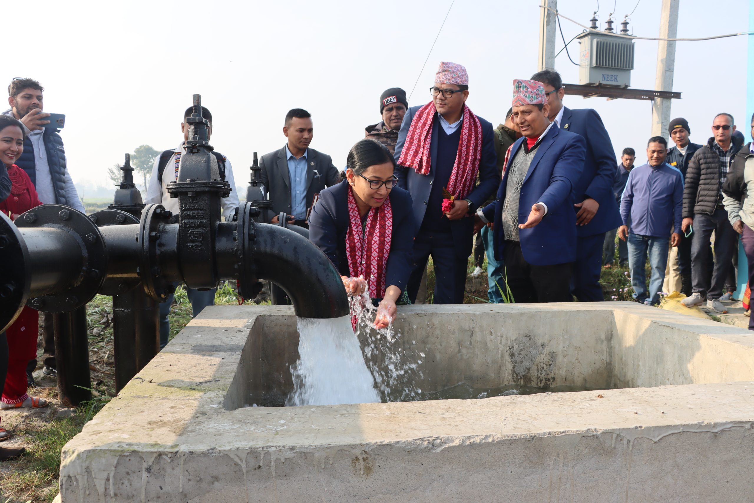 एकै दिनमा २ वटा डिप बोरिङ र १८ वटा स्यालो ट्युबवेलको उद्घाटन