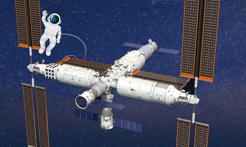 चीनको अन्तरिक्ष स्टेसनद्वारा प्रारम्भिक परीक्षण पूरा