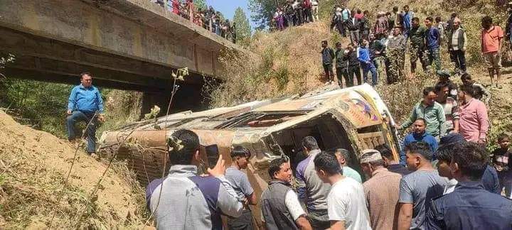 BREAKING : सल्यानमा बस दुर्घटना, थप जानकारी आउन बाँकी