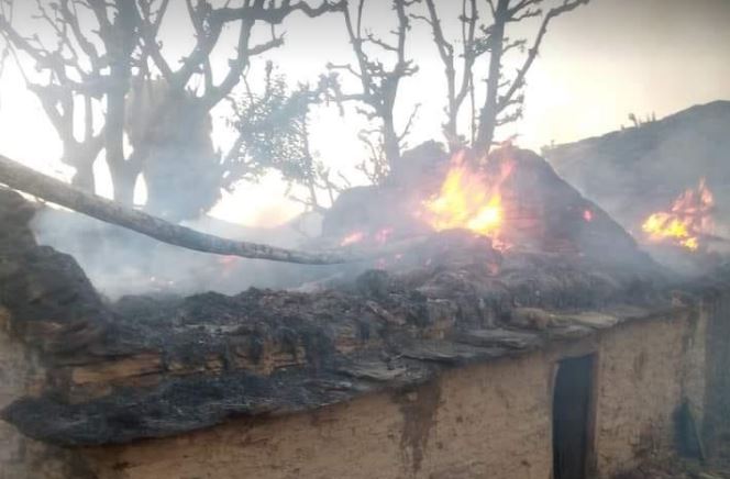 अछाममा आगलागी हुँदा दुई बालबालिकाको मृत्यु