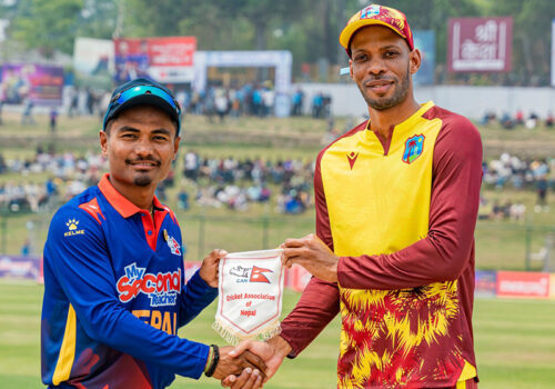 नेपाल र वेस्ट इन्डिज ‘ए’ बीचको चौथो टी–२० क्रिकेट हुँदै