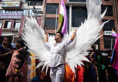 काठमाण्डौँमा यौनिक तथा लैङ्गिक अल्पसंख्यकको ‘प्राइड परेड’ {फोटोफिचर}