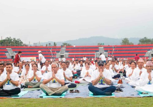 नेपालमा १० औं अन्तर्राष्ट्रिय योग दिवस उत्सव, भारतीय दुतावासद्वारा बिबिध कार्यक्रम आयोजना