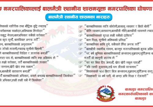 बागलुङ नगरपालिकाको सुचना