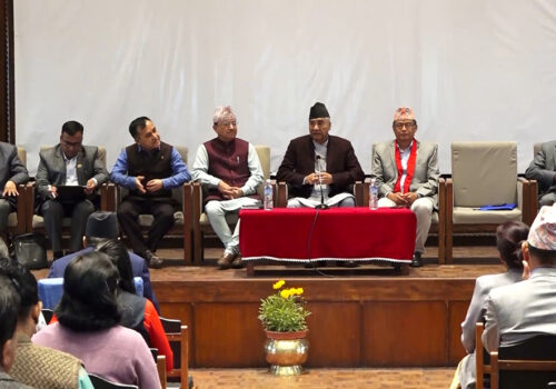 कांग्रेस पदाधिकारी बैठक बस्दै