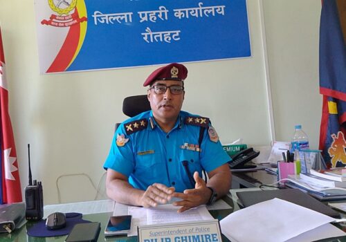 रौतहतको शान्ति सुरक्षा पहिलेको भन्दा धेरै राम्रो भएको छ: एसपी घिमिरे (अन्तवार्ता)