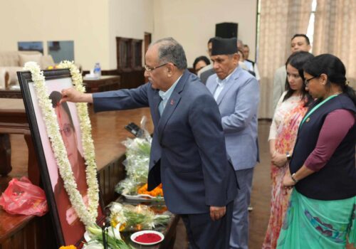 सीता दाहालको स्मरणमा श्रद्धाञ्जली कार्यक्रम
