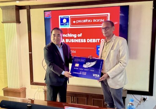 प्रभु बैंक लि. को भिजा बिजनेश डेबिट कार्ड सेवा सञ्चालन