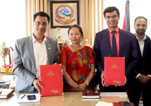 नगरका नवजात शिशुहरूको १८ वर्षे मुद्दती खाता खोल्ने चन्द्रागिरि नगरपालिका र एन आई सी एशिया बैंक बीच सम्झौता