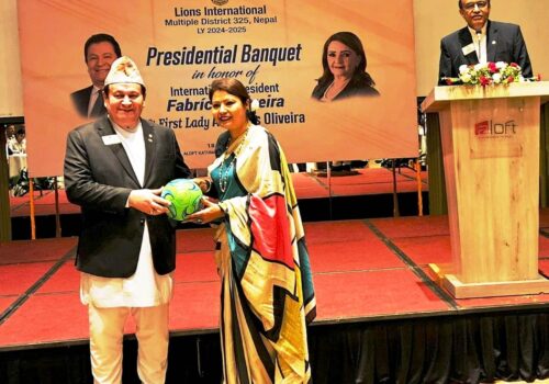 लायन्स इन्टरनेसनलमा नेपालको दबदबा, १८ दिनमा १७ क्लब चार्टर, गभर्नर थापा सम्मानित