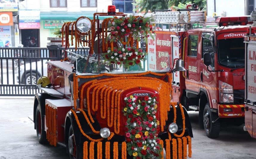 १०६ वर्ष पुरानो दमकल मर्मतपछि सञ्चालनमा