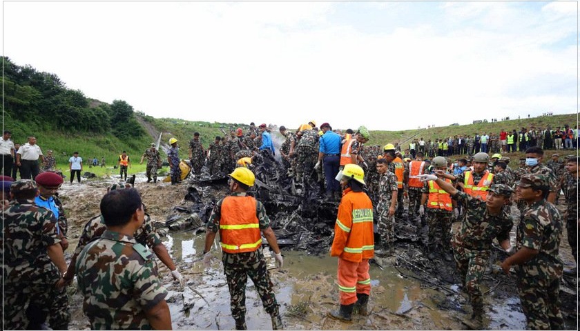 सौर्यको जहाज दुर्घटना : पाइलट बाहेक कोही बचेनन्, १८ शव निकालियो {नामसहित}