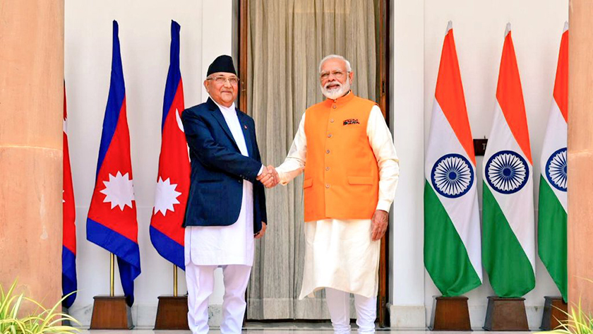 भारतीय प्रधानमन्त्री नरेन्द्र मोदीले प्रधानमन्त्री ओलीलाई बधाई दिए