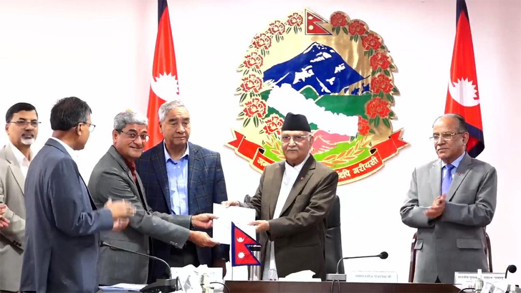 टीआरसी विधेयक: कार्यदलले  शीर्ष नेताहरूलाई प्रतिवेदन बुझायो