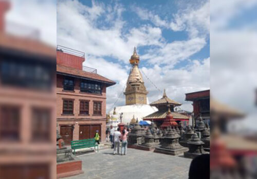स्वयम्भूमा आजदेखि एकमहिने मेला शुरु