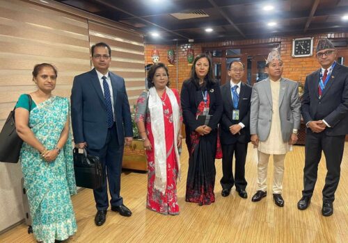 परराष्ट्रमन्त्री राणा भारत प्रस्थान