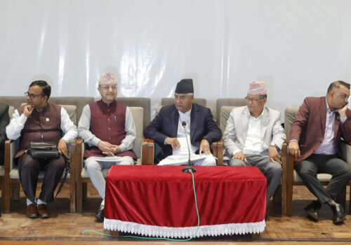 बीआरआईको विषयमा गम्भिर छलफल गर्दै कांग्रेस