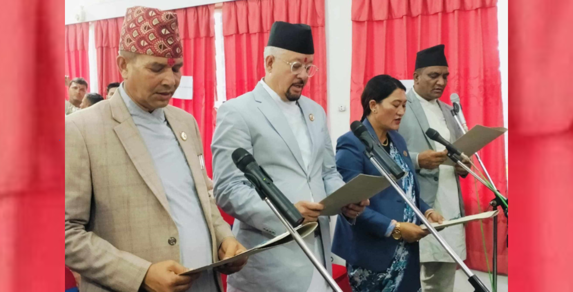 कर्णालीमा कांग्रेसका चार मन्त्रीले लिए शपथ
