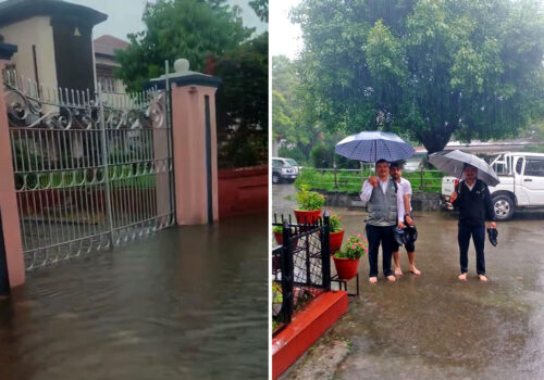 काठमाडौंका सडक जलमग्न, सवारी आवागमन प्रभावित