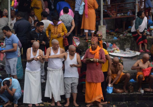 आज कुशे औँसी, बाबुको मुख हेर्ने दिन