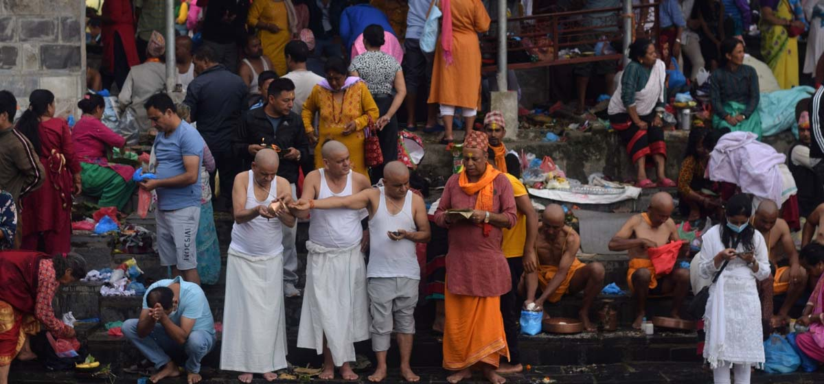 आज कुशे औँसी, बाबुको मुख हेर्ने दिन