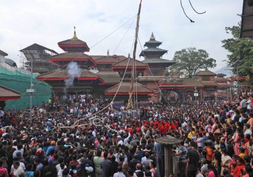 उपत्यकामा इन्द्रजात्रा पर्व आजदेखि सुरु