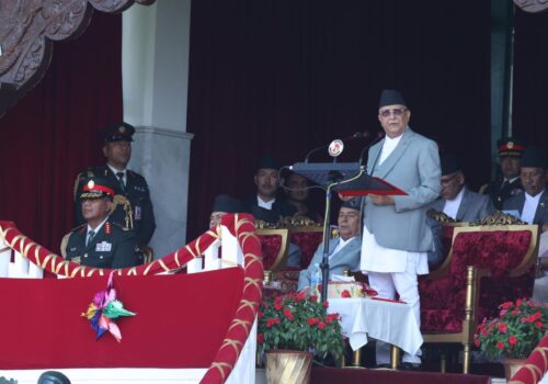 काम गरेर देखाउने बाहेक यो सरकारको अरु कुनै एजेण्डा छैन : प्रधानमन्त्री