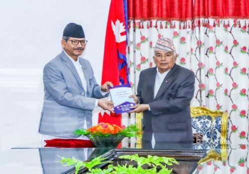 दलित आयोगको वार्षिक प्रतिवेदन राष्ट्रपतिसमक्ष पेस