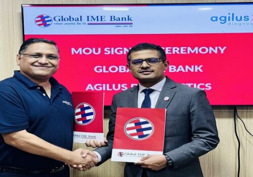 ग्लोबल आइएमई बैंकका ग्राहकलाई एजिलस डायग्नोष्टिक नेपालमा १५ प्रतिशत छुट