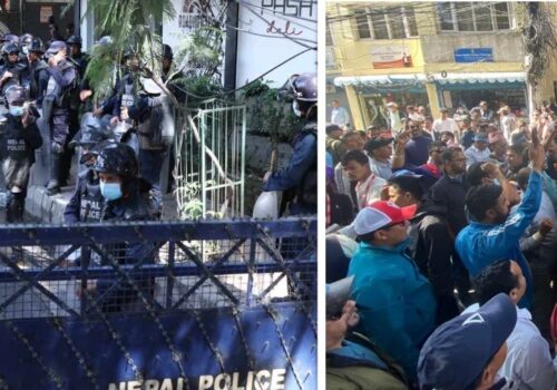 रास्वपाको बालुवाटार केन्द्रित प्रदर्शन : ३३ जना नेता कार्यकर्ता पक्राउ
