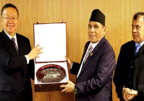 नेपाल र चिनियाँ संसदीय प्रतिनिधि मण्डलबीच जेनेभामा भेटवार्ता