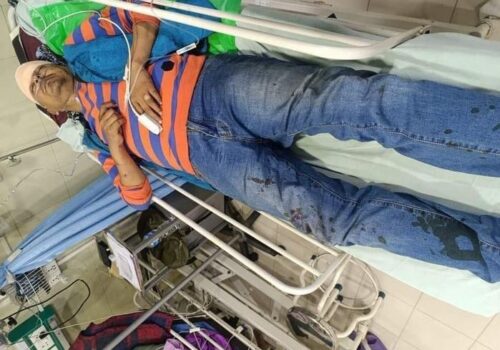 पुण्य गौतममाथी रड प्रहार, आइसियुमा उपचार हुँदै