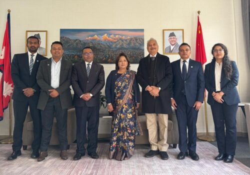 परराष्ट्रमन्त्री डा. राणा छन्दुस्थित महावाणिज्य दूतावासमा