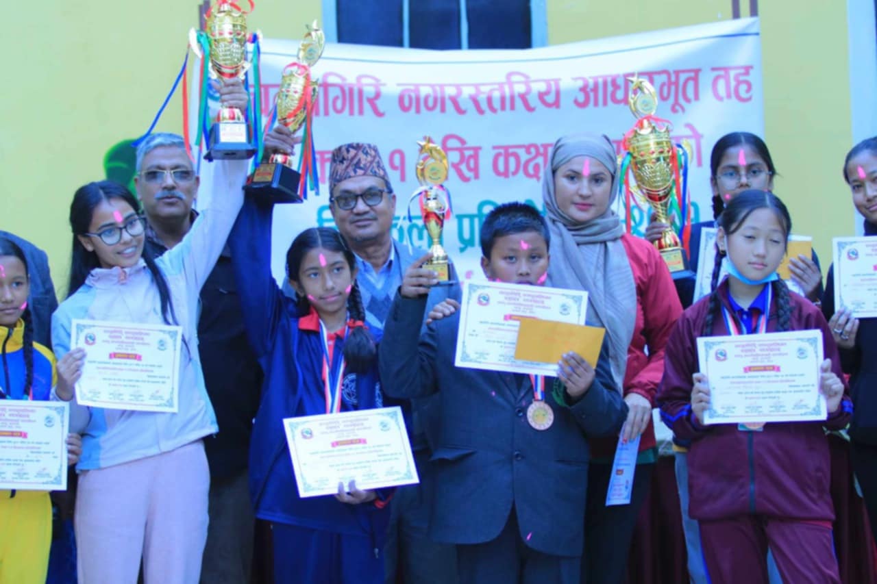 चन्द्रगिरी नगरपालिकाले सम्पन्न गर्यो चित्रकला प्रतियोगिता