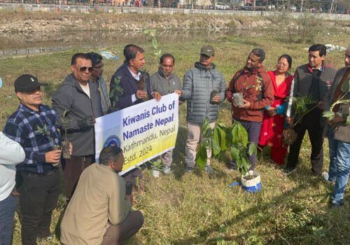 किवानिस क्लब अफ नमस्ते नेपालद्वारा बृक्षारोपण कार्यक्रम सम्पन्न