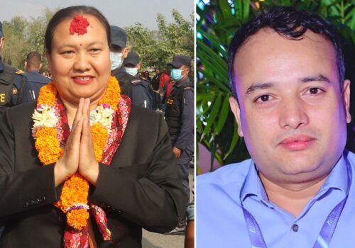 काठमाडौं–१६ मा स्वतन्त्र उम्मेदवार प्रकाश पन्तले गरे रास्वपाकी रोजिनालाई समर्थन