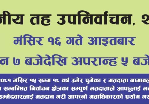 तीन जना निर्विरोध भएपछि अब ४१ पदका लागि मात्रै मतदान हुने