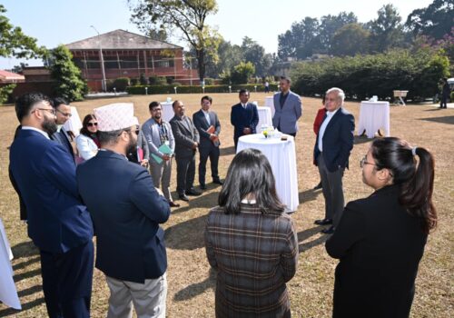 नेपाली कूटनीतिज्ञसँग भारतीय राजदूतले गरे अन्तरक्रिया