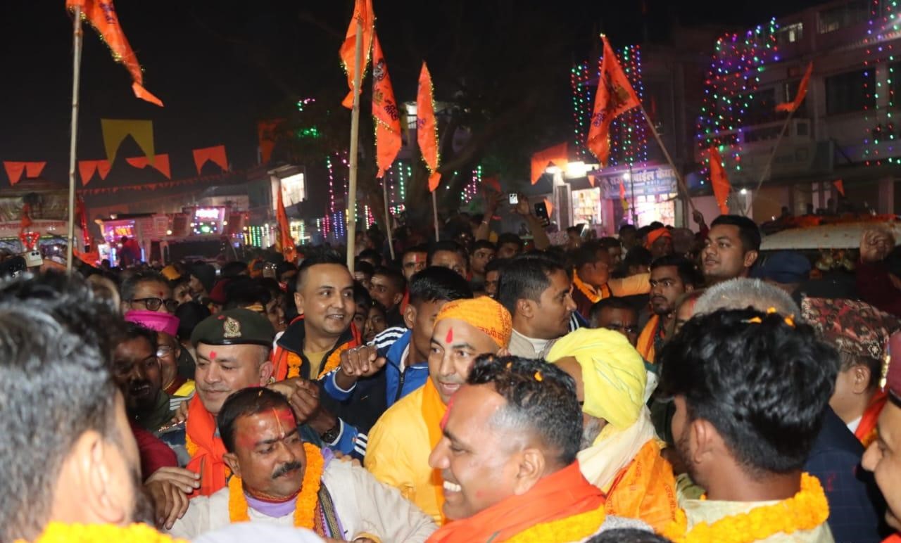 रामजानकी विवाह महोत्सव : अयोध्याबाट नेपाल आइपुगे ५०० जन्ती, आज धनुषयज्ञ