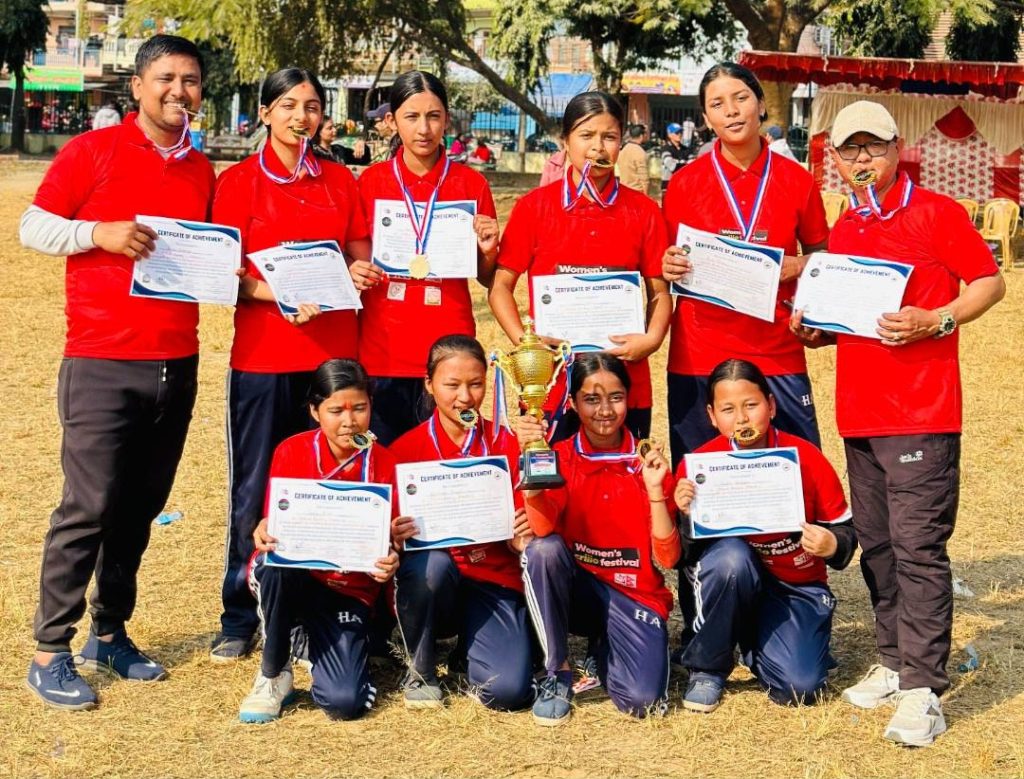 महिला क्रिकेट उत्सवको उपाधी हेटौंडा एकेडेमीले जित्यो