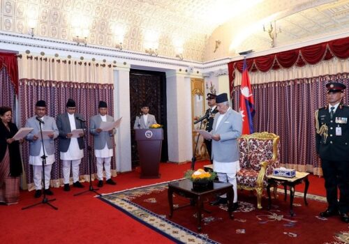 चार देशका लागि नियुक्त नवनियुक्त राजदूतले लिए शपथ
