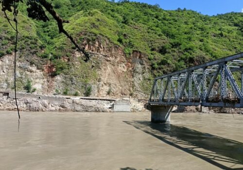 सुनकोशीस्थित फोक्सिङटारमा अस्थायी बेलिब्रिज जडान सुरु