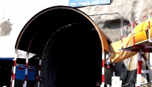 तनहुँ जलविद्युत् आयोजनाको एक हजार चार सय ९३ मिटर लामो सुरूङ निर्माण
