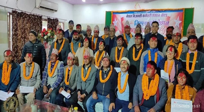 नेपाल निजामती कर्मचारी संगठन मोरङ अध्यक्षमा शालिगराम कोइराला निर्वाचित