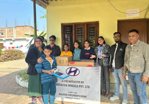 Hetauda Wheels Collaborates with Hyundai’s Happy Move for CSR Initiative at Blessed Children’s Home, Hetauda