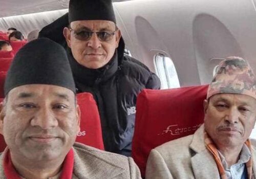 भीम रावलसँगै देखिएका कर्ण थापाले एमाले छोड्ने हल्ला निराधार !